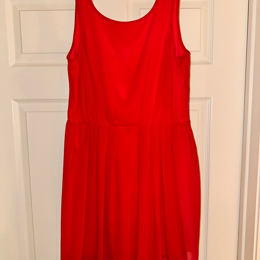 Elegant Pink Sleeveless Dress